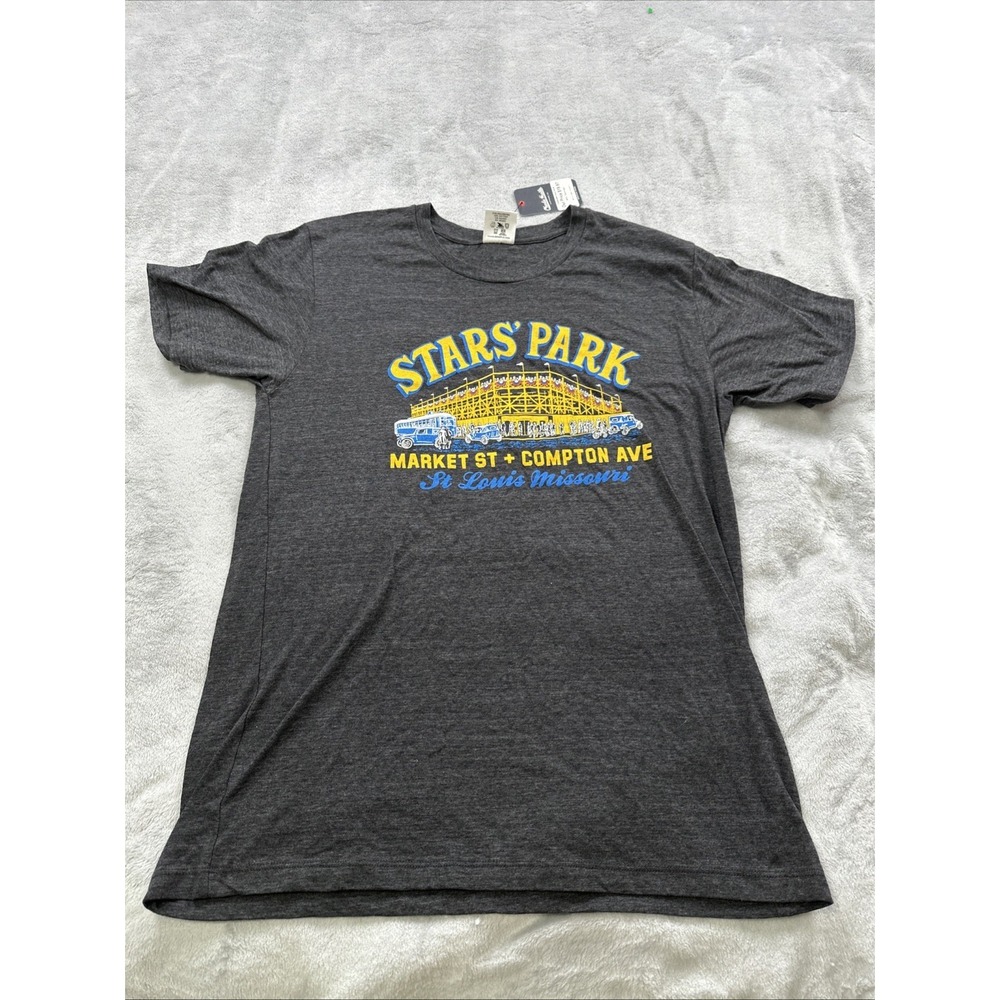 Charlie Hustle St Louis Stars Park Baseball T Shirt Size Large Market & Compton‎